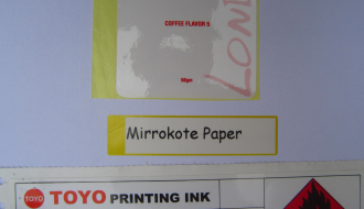 Mirrokote Paper plus lamination